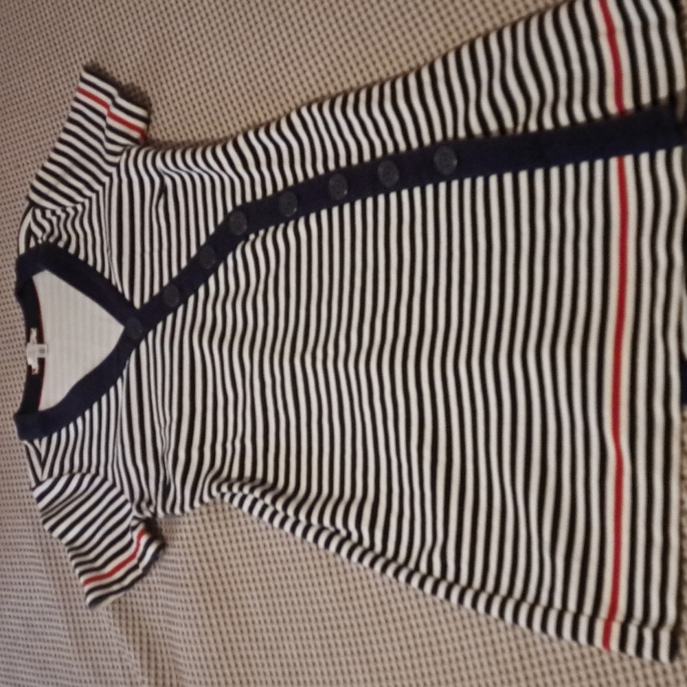 TOMMY HILFIGAR BY ZOOEY BUTTON DRESS XL